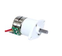 15BY Mini moteur pas à pas de boîte de vitesses entièrement en métal de 15MM-moteur à engrenages de réduction de vitesse à 2 phases à 4 fils DC 5V for la robotique de bricolage(H RATIO 380turn 5V)