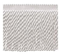 15cm Long WHITE Bullion Fringe Trim, Basic Trim Collection, Style BFS6 Color: A1 Sold by the Yard - 91cm / 3 Ft / 36"
