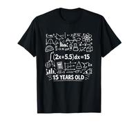 15e Anniversaire mathématiques - Funny Equation Geek T-Shirt
