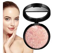 15g Palette De Poudre De Réglage Pour Le Visage,Palette De Poudre De Marbre Imperméable À Contrôle D'huile,Fixatrice Maquillage Pour Femmes,Fond De Teint Anti Taches,correctrice De Couleur Pour Filles