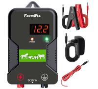 15km ClôTure éLectrique, Cloture Electrique Pour Animaux, éLectrificateur De ClôTure éLectrique, Electrificateur Cloture Electrique , Pour La Protection Des Animaux (Gris foncé)