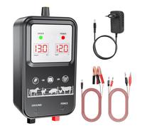 15KM Clôture Électrique pour Animaux, Tension Réglable 7-13KV Puissante 2J electrificateur Clôture Électrique avec Écran LCD, Haute Puissance Étanche Clôture Électrique pour Ferme Jardin Pâturage