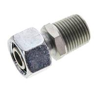 15L & 1/2'' NPT Acier zingue Raccord tournant droit avec filetage mâle 315 bar Ajustable ISO 8434-1