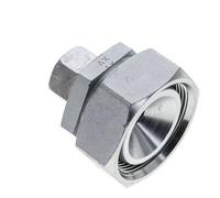 15L & 42L Acier zingue Raccord de coupe droit avec pivot 160 bar Joint torique NBR Cône d'etancheite ISO 8434-1