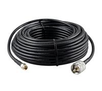 15M/49 21ft Câble d'extension SMA mâle vers UHF mâle SMA mâle vers SO239 RG58 Câble pour Analyseur d'antenne Antenne portative de base et radio CB, Compteur SWR, WiFi Antenne, Radio Baofeng