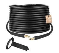 15m Flexible Tuyau pour Kärcher K2 K3 K4 K5 K6 K7 Nettoyeur Haute Pression Accessoires Tuyau de Rechange d'extension Rallonge Tuyaux de Rechange Pièces Détachées avec Connecteur Rapide