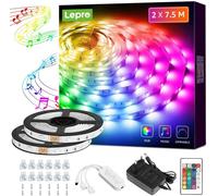 15m Set LED Strip RGB IP20 -2X7.5m Musique