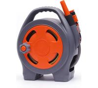 15M Tuyau d'arrosage compact dévidoir lourd tuyau d'eau mur debout monté raccords ensemble