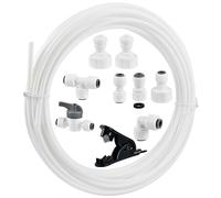 15M Tuyau Frigo Americain en Universel, kit osmoseur Kit de Connecteur de Tuyau de Réfrigérateur 1/4, Tube de Filtre, Pièces et Accessoires pour Réfrigérateurs Européen tube d'alimentation remplissage