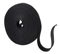 15m x 2cm Sangles de Câble Réglables, Bricolage Serre Cable Noir Sangle Auto Agrippante Bande Sangle Câble Réutilisable pour Organisateur de Câbles