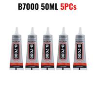 15ml 25ml 50ml 110ml B7000 Contact Clair Réparation De Téléphone Adhésif Universel Verre En Plastique Colle B-7000 Avec Applicateur De Précision - Type B7000 50ml 5pcs