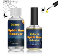 15ml Colle Pour Peau+30ml Colle Maquillage Visage, Liquide Cicatrice de Maquillage, Latex Liquide Collodion, Colle Visage Maquillage Halloween, Moustache, Prothèses, Théâtre, Scène