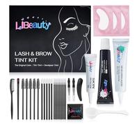 15ml Teinture Sourcils, Libeauty Teinture Cils Noir, Teinture Cils, Coloration Cils et Sourcils, Grande Capacité, Effet Standard Naturel, pour Un Usage Domestique et en Salon