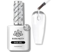 15ml Vernis Semi Permanent Base Gel Coat, No Wipe Base Coat Vernis À Ongles Gel Semi-Permanent Uv Led Soak Off Nail Polish