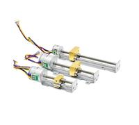 15mm/20mm Precision 2-phase 4-wire Stepping electronic starter Long Stroke Stepper Actuator Lead Screw Nut Slider DIY IINKUEYK(A Stroke 35mm)