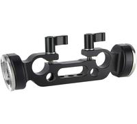 15mm Barre Serrer avec Rosette Adaptateur pour Arri Standard (M6, 31.8mm) pour Support D'épaule D'appareil Photo