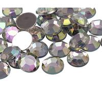 15mm Crystal AB H702 Flat Back Acrylic Rhinestones Cosplay Plastic Gems Embelishments Jewelry Making Crafts Scrapbooking Costume Jewels - 50 Pieces