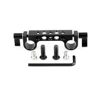 15mm Dula Rod Clamp for Rail Block,NICEYRIG 15mm Rod Clamp avec Filetage Standard 1/4 "-20 pour Appareil Photo épaule Rig 15mm Cage 15mm DSLR Camera Rig