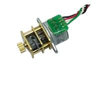 15mm Reduction Stepper electronic starter DC 5V-12V Large Torque Precision 150:1 Full Metal Gear Reducer Box with 10 Teeth Copper Gear CZAOINCU