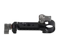 15mm Rod Clamp en Aluminium, Support Extension pour Caméra SLR, avec Trou Vis 1/4 Pouce - Compatible Tiges 15mm, Réglable 5-5,5cm, Durable et Léger