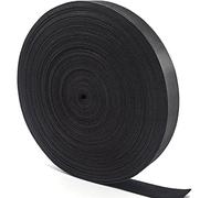 15Mx20MM Attache Cable Reutilisables Nylon, Rouleau Scratch Serre Cable Adhesif Puissant Noir, Sangle Scratch Pour Rangement Cable, Attache Cable Serre-câbles Electriques Pour à La Maison et Au Bureau