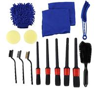 15pcs Détails Détails Broussages Kit outil de nettoyage de gommage pour les roues extérieures intérieures de la voiture Évent de tableau de bord