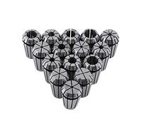 15pcs ER20 Collet Chuck Set Spring Collet en acier pour CNC machine de gravure et outil de tour de fraisage 1-13mm