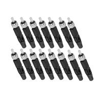 15Pcs FC Single-Mode Cold Splice Optical Fiber Cable Splice Connector Pre-Buried Fiber Optic Quick Connector