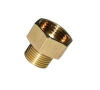 15pcs Female 1/2 to the 3/8 male brass Garden tap 1/2 Reducing joint 3/8 threaded Connector drip irrigation fittings