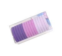 15Pcs Haute Extensible Chouchou Cheveux Sans Dommage, Elastique Cheveux Fille, Épais Doux Accessoire Cheveux Femme-Violet-5.5cm(2.16inch)