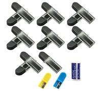 15pcs Mine de Compas 2mm 2B Recharge Compas avec 1 Gomme et 2 Taille-Crayons, Accessoire Dessin Technique pour Geometrie Mathematiques, Fournitures Scolaires pour Compas College et Professionnel