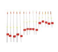 15pcs Rod de pêche à la Glace d'hiver Top Top Top 7cm 10cm 14cm Portable Mini Ice Pissing Rod Bobber Indicator Tackle de pêche