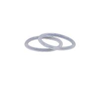 15pcs silicone blanc/VMQ joint torique CS 2mm OD 31/32/34/35/36/38/40/42/45/46/50mm Oil Seal Ring Joints, 32x28x2mm