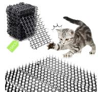 15PCS Tapis Répulsif pour Chats, Tapis Anti Chat avec Pointes, Tapis de Dissuasion Répulsif pour Chat, Répulsif de Pointes, Tapis Répulsif avec Epine Grille, pour Les Jardins Intérieurs et Extérieurs
