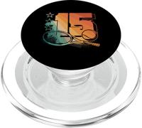 15th Birthday Boy Tennis Player Tennis 15 Years Old PopSockets PopGrip pour MagSafe