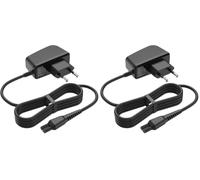 15V Chargeur Tondeuse Barbe 5.4W Cordon Alimentation Rasoir pour Philips Norelco HQ8505 3000 5000 7000 9000 Multigroom Rasoir électrique Serie QP6510 QP6520 mg5750 mg7790 Recharge Cable (Lot de 2)