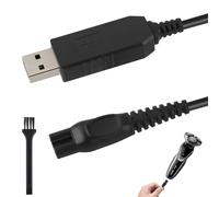 15V USB Chargeur Tondeuse/Rasoir pour Philips Norelco HQ8505 Séries 3000 5000 7000 9000, One Blade Pro QP6520 QP6510 QP6620 - Alimentation Adaptateur Cordon 1,1m