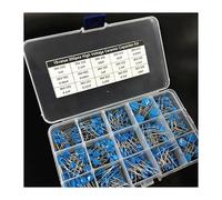 15values 300pcs 1KV/2KV/3KV (0.1nF to 22nF) High Voltage Ceramic Disc Capacitor assorted kit with storage box AUOQKQUT