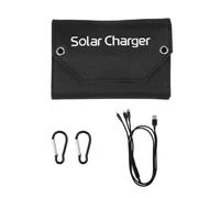 15W 5V Solar Panel 5 Fold Power Supply Panel Outdoor Emergency Mobile Phone Charging Foldable USB Solar Charging Panel