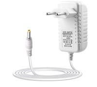 15W Adaptateur Secteur pour Echo Dot 3e 4e 5e gén Bloc d'alimentation 12V 1.25A Chargeur pour Echo Dot Kids Edition Echo Show 5 1re 2e gén Echo Spot Pop Fire TV Cube Câble de 1,5 m Blanc