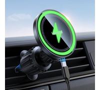 15w Car Charger For Magsafe-[2024 Ultra Magnet] Fast Charging,Magnetic Car Phone Holder Induction,Wireless Magnetic Car Phone Charger,For Iphone 16 15 14 13