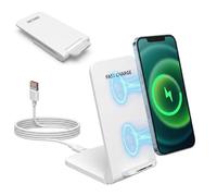 15W Chargeur Induction sans Fil Pliable pour iPhone 17/16, Samsung Galaxy | avec Adaptateur USB C, pour iPhone 15/14 Pro Max, pour Google Pixel 10 Pro/10, Samsung Galaxy S26 Ultra/S25/S24 FE