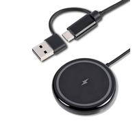 15W Chargeur Mag-Safe,Chargeur Induction sans Fil Magnétique Compatible pour iPhone 17/16/15/14/13 et AirPods Pro Série, Chargeur Rapide pour iPhone, Portable Sécurisé,Noir