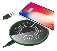 15W Chargeur sans Fil Compatible avec iPhone 16/15/14/13/12, 15W Qi Chargeur sans Fil Rapide Station de Recharge sans Fil pour Samsung Galaxy S24/S23/S22/S21/S20/S10 Série/Note 20/10, Huawei, Xiaomi