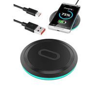15W Chargeur sans Fil Rapide pour i-Phone 14/13/12/11/SE/XR, Google Pixel 8/8 Pro/7a/7/7 Pro/6/6 Pro/5/4/4XL Chargeur Induction pour Sam-Sung Galaxy S24 /S24 +/S23/S22/S21/S20/S10