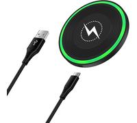 15w Samsung Wireless Induction Charger For Samsung Galaxy S25 Ultra/S24/S23/S22/S21/Z Flip 6, Google Pixel 9/9 Pro/8/7/6x, Iphone Induction Charger Wireless Charger For Iphone 16/15/14/13