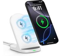 15W Wireless Charger for Google,Fast Inductive Charging Station Charger for Google Pixel 9/8/7/6,Samsung Galaxy S25 Ultra/S24/S23/S22/S21,iPhone 17/16/15,Charger for Smartphones
