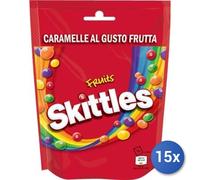 15x Lot Caramelles Skittles Frutta 136 g Multicolore