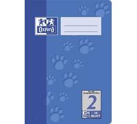 15x Oxford 100050407 Cahier d'école Junior "Tatzen" DIN A5 Lineature 2