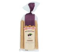 15x Panealba Stiratini Olive Nere Snack salé aux olives noires 150g